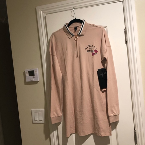 Volcom long sleeve collared dress - Picture 1 of 5